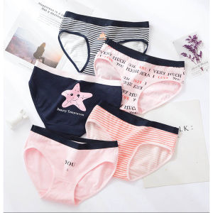 Celana Dalam Wanita Katun Import: Gaya Korea Mid Waist & Bahan Berkualitas