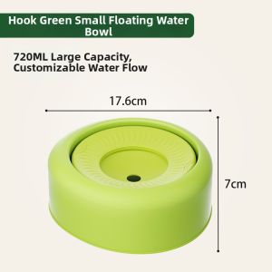 JKULNING | Not Wet Muzzle Tip-over Resistant Floating Pet Water Bowl