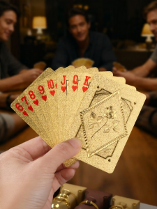 TAFUMAN | Gold Foil Waterproof Durable Poker Cards