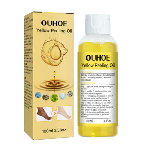 OUHOE Yellow Peeling Oil Bleaching Dark Skin Spots Remove Dead Skin Lighten Melanin Remove Arm Knee Legs Melanin Body Brighten Scrub Exfoliating Dead Skin Care Whiten Serum Whitening Lighten Care Skin Even Elbows Whiten Skin Hands Knees Tone