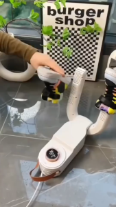 Pengering Sepatu Pintar dengan Timer yang Dapat Diatur Pengering Cepat Penghilang Bau Sterilisasi Penghangat Sepatu Rumah Tangga