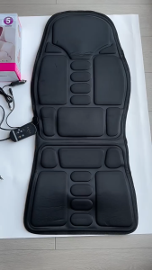 KKBB - เบาะนวดไฟฟ้า เครื่องนวดไฟฟ้าเพื่อสุขภาพ เครื่องนวดร้อน เครื่องนวดในรถ เบาะรองนวด ในบ้าน นวดได้ 5 จุด ปรับได้ 8 ระดับ มีรีโมท