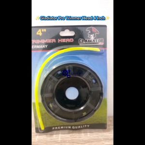 Gladiator Pro Trimmer Head 4 Inch Piringan Pisau Potong Rumput Senar