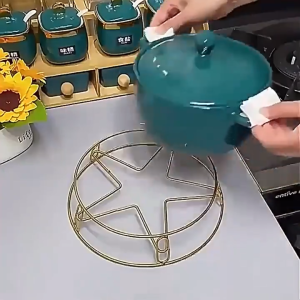 Đế lót nồi inox đa năng – Chống nóng chống trượt – Dùng kê nồi chảo Làm vỉ hấp tiện lợi G552-LotnoiInox