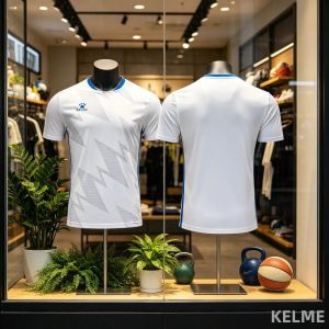 Kelme | Áo Thun Nam KELME Tay Ngắn Chất Liệu Thân Thiện Với Da Thoải Mái Kiểu Dáng Thường Ngày Cổ Chữ V Thấm Hút Mồ Hôi Nhanh Khô Thích Hợp Cho Mặc Hàng Ngày Và Thể Thao