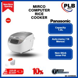 PANASONIC SR-CX108SSK MICRO COMPUTER RICE COOKER 1.L