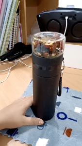 ALX Malaysia Tea Infuser 450mL 304 Stainless Steel Dual Cover Insulated Thermal Flask Cup Tea Water Separation Thermos Mug Bottle Botol Air Teh Asing 茶水分离保温瓶
