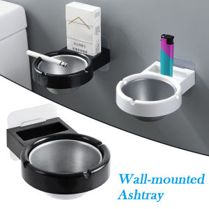 1pc Portable Ashtray Wall Stainless Steel Pocket Smoke Box Storage Cup for Home