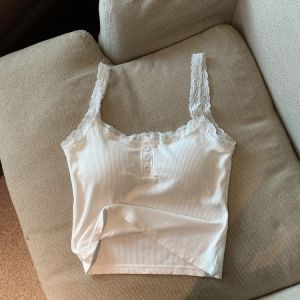 Áo Ba Lỗ Ren Pure Desire BM Phong Cách Cao Cấp Dành Cho Nữ Áo Ngực Có Đệm Áo Lót Bên Trong Đầm Suông Ngắn Cổ Chữ V