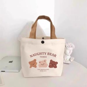 Convenient Tote Bag 2025 New Style Bear Print