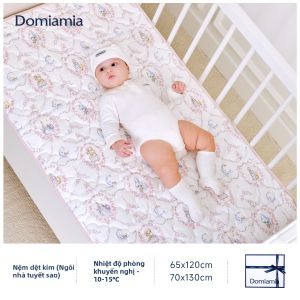 DOMIAMIA | Nệm Cũi Ấm Áp Chất Liệu Lông Cừu Cho Trẻ Sơ Sinh Và Trẻ Mới Biết Đi