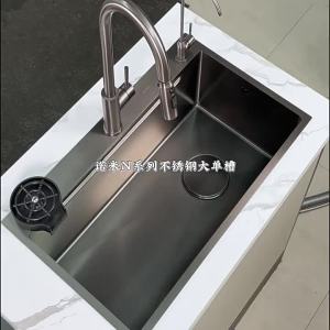 Nuomi | Heavy-duty Nano-coated Handcrafted Single Basin Stainless Steel Sink