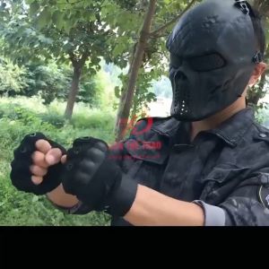 Găng tay lái xe tập gym chiến thuật siêu cấp - Bao tay gym hở ngón chống trượt thoáng khí