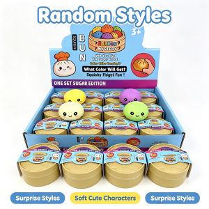 Bandai | Hot-selling steamer basket realistic dumpling squishy stress relief toy surprise blind box adult student venting gift