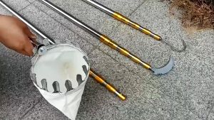 5/6/7M Telescopic High Pruning Branch Shear Saw Fruit Picker Tree Cutter Sabit Sawit Gergaji Pokok Galah Sawit Hook Fishing锯