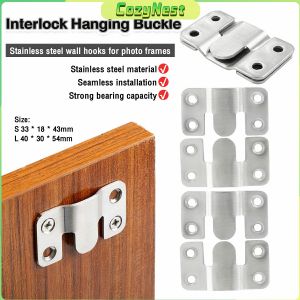 C.N. Multifunctional Interlock Hanging Buckle Wall Picture Frame Hanger Wall Mounted Bracket