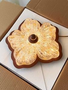 FANCY LAMP CLUB | Elegant Eye-Protecting Floral Ceiling Light