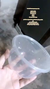 Thinwal 200ml Bowl / Mangkok Makan Plastik Klir Food Grade Isi 25pcs