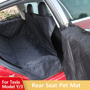 Rear Seat Pet Mat For Model Y/3 Rear Seat Fully Wrapped Protective Pad Seat Protection Cover Automotive Modification Parts
