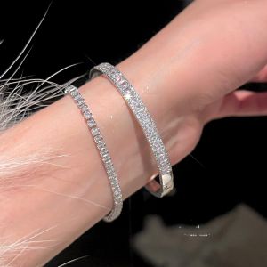 Joy Full Diamonds Silver Bracelet Set: Luxurious Lightweight Alloy Bracelets with Plant Florals Pattern for Women