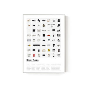 Dietlams Modern Abstract Poster Hanging Artwork Electric Meter Box Entrance Decorative Painting Bauhaus Style Braun Design Card Paper