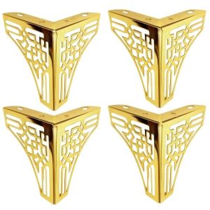 4 Chân Ghế Sofa Chịu Lực Cao Có Vít Rỗng Chân Bàn Kim Loại Cho Bàn Cà Phê Tủ Đứng Đồ Nội Thất Phần Cứng