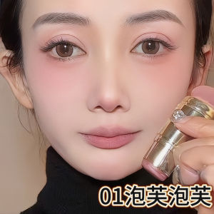 Natural Blush Highlighter Double Ended Stick Waterproof Long Lasting Makeup for Beginners Multi Use Cheek Color Lipstick Eyeshadow