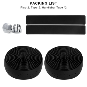Bicycle Handlebar Tape MTB Road Bike PU Leather Perforated Belt Breathable Cycling Handle Bar Wrap Straps Fixed Gear Belt