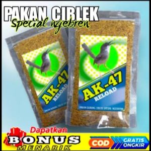 serum Penggacor AK47 gacor INSTANT pakan burung ciblek prenjak pleci Tlendekan burung pemakan serangga