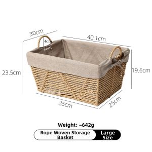 YSINGHOME | Rattan Imitation Storage Basket