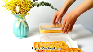 Ice Cube Molder Ice Cube Tray Ice Tray With Cover 84 Pcs Ice Lattice Chilling Cocktail Whisky Coffee
