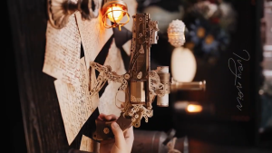 HowCat Steampunk Revolver Accessories Kits DIY Wooden Puzzle (S933) 3D Wooden & Paper Puzzle