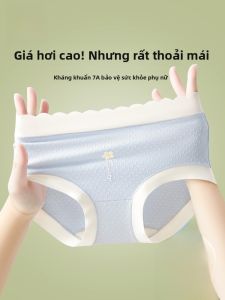 Quần lót nữ MiiOW tam giác cotton thoáng khí kháng khuẩn cạp vừa