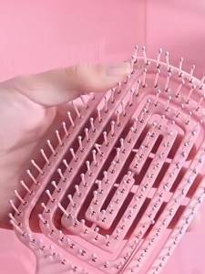 Baby Shine​​ Sisir Paddle Spiral Rambut Wanita Sisir Rambut Cushion Hair Brush Anti Kusut