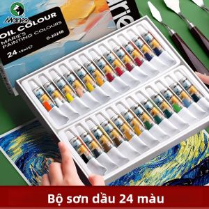 Bộ Màu Sơn Dầu Maries 24 Màu Tuýp 12ml/0.4fl Oz Bộ Dụng Cụ Sơn Dầu Dùng Cho Tranh Vẽ Trên Vải Giấy Thủ Công Dành Cho Nghệ Sĩ Và Sinh Viên