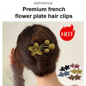 [Elegant and versatile] Flower duckbill hairpin High-end hairpin Grab clip Female internet celebrity