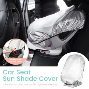 Baby Car Seat Sunshade Cover That Can Be Used on Both Sides UV Protection Heat Insulation and Dust Shielding