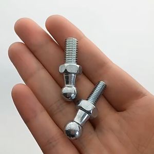 2Pcs Ball Head Screw Metal Untuk Mobil Nuts Sekrup bola Baut M6 M8 Untuk Mobil / sekrup batang hidrolik mobil