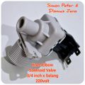 Elbow Knee Solenoid Selenoid Valve 220v 220 volt 3/4” 0.75 inch Kran Air Elektrik  utk Hidroponik RO Mesin Cuci dll. 