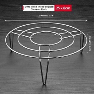 TEKANAI | Stainless Steel Elevated Foot Design Steam Isolating Steaming Rack