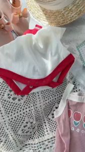 Baby Kids Summer Sleeveless Thin Boys and Girls Romper Ice Silk Suspenders