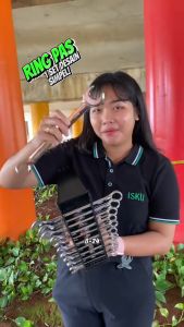 Kunci Ring Pas Set 8 Pcs (6-22 Mm) Lengkap Murah