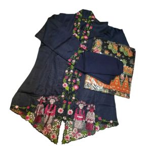 Set Kebaya Encim anak Motip Ondel free selendang