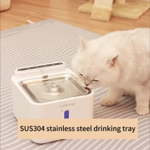 GREENPETS Pet water Fountain 3L Cat for Dog Water Dispenser Automatic Wireless Sensor Light Reminder
