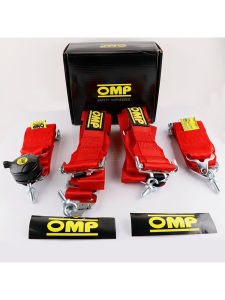OMP Racing Car Safety Belt 3 Inch 4/Point Modification Universal Fastened Automobile FIA Standard Seat Belt