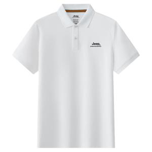 Jeep | Jeep Official Cool Sensation Short Sleeve Mens T-Shirt Quick Dry Outdoor UPF40+ Sun Protection Polo Shirt Breathable Lightweight