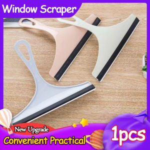 Window Scraper Window Squeegee Glass Cleaning Wiper Glass Cleaner Glass Brush Household Window Desk Wall Glass Cleaner Scraper Cleaning Wiper Cleaning Tool Convenient Practical 刮窗器