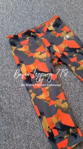 B78P-001P Basic Legging 7/8 Pants Print | Celana Legging Olahraga | Celana Renang Wanita | Celana Sepeda Wanita | Basic Gym | Sehra Fashion Indonesia