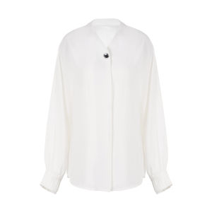 Soft Business White Blouse