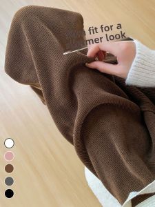 YAYANGREN | Narrow Leg Trousers Casual Velvet Pants Winter Lined Sporty Straight Leg